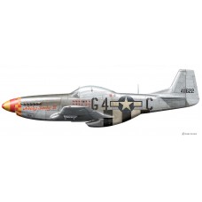 North American P-51D Mustang, Leonard "Kit" Carson, December 24, 1944